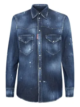 DSQUARED2: Джинсовая рубашка  Western