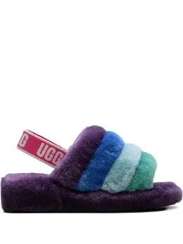 UGG: Тёмные сандалии  Fluff Yeah Slide