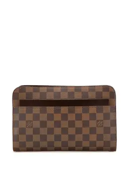 Louis Vuitton Pre-Owned: Коричневый клатч 