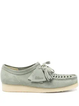 Clarks Originals: Зелёные кроссовки 
