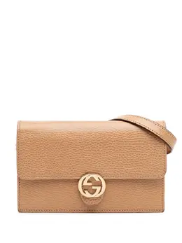 Gucci Pre-Owned: Коричневый кошелёк 