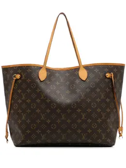 Louis Vuitton Pre-Owned: Коричневая сумка-шоппер 