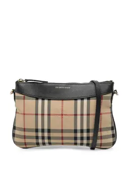 Burberry Pre-Owned: Коричневая сумка через плечо 