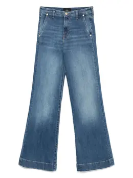 7 For All Mankind: Джинсы стрейч 