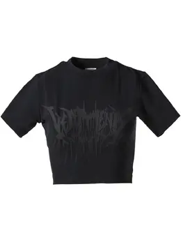 VETEMENTS: Чёрная футболка 