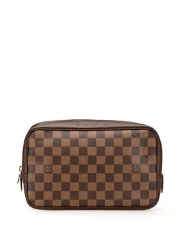 Louis Vuitton Pre-Owned: Коричневый клатч 