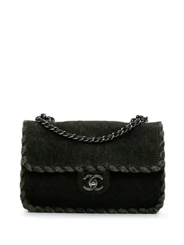 CHANEL Pre-Owned: Зелёная сумка 