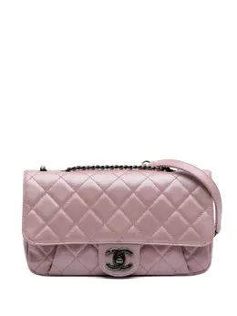 CHANEL Pre-Owned: Розовая сумка через плечо 