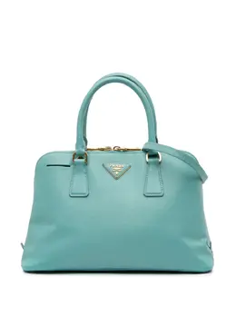 Prada Pre-Owned: Голубая сумка 