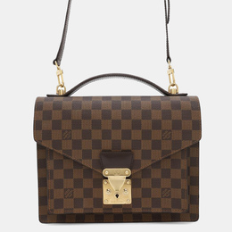 Louis Vuitton: Коричневая сумка 