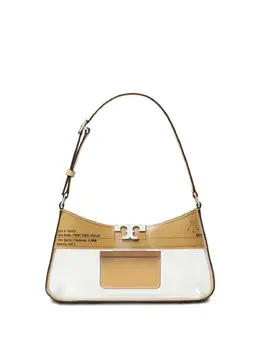 Tory Burch: Бежевая сумка  Eleanor