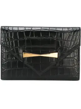 Alexander McQueen: Чёрный клатч 