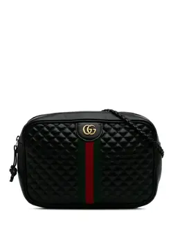 Gucci Pre-Owned: Чёрная сумка через плечо 