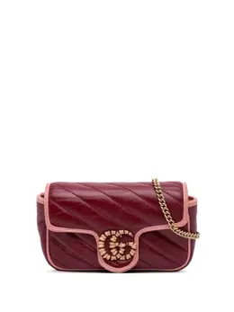 Gucci Pre-Owned: Розовая сумка через плечо 