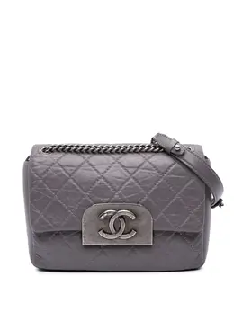 CHANEL Pre-Owned: Фиолетовая сумка через плечо 