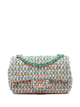 CHANEL Pre-Owned: Зелёная сумка через плечо 