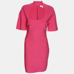 Herve Leger: Розовое платье 