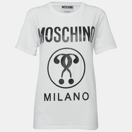 Moschino Couture: Белая футболка 