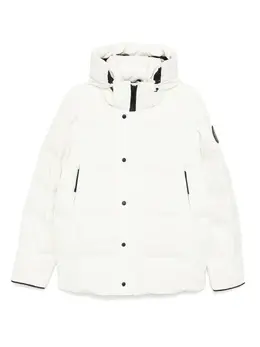 Canada Goose: Чёрный пуховик  Wyndham