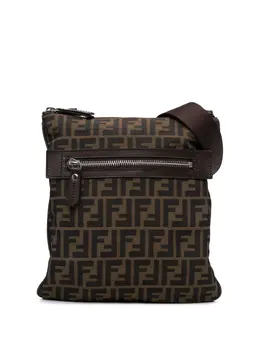 Fendi Pre-Owned: Коричневая сумка через плечо 
