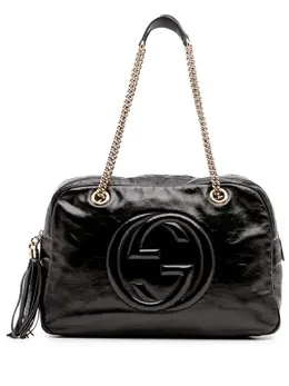 Gucci Pre-Owned: Чёрная сумка 