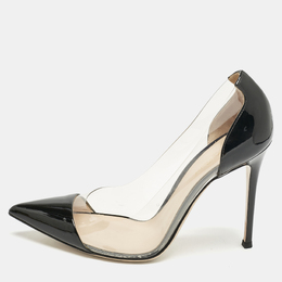 Gianvito Rossi: Чёрные туфли  Plexi