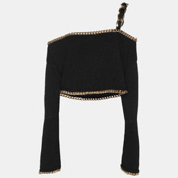 Balmain: Чёрный топ 