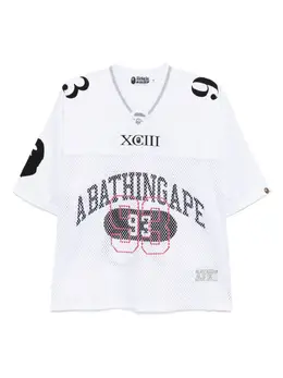 A BATHING APE®: Белая футболка 