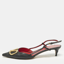 Valentino: Чёрные туфли  VLogo