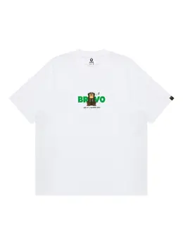 AAPE BY *A BATHING APE®: Хлопковая футболка 