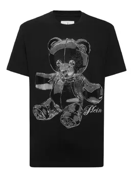 Philipp Plein: Чёрная футболка  Teddy Bear