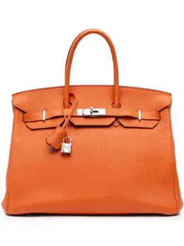 Hermès Pre-Owned: Оранжевая сумка 