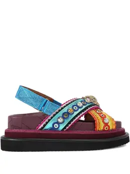 Kurt Geiger London: Красные сандалии 