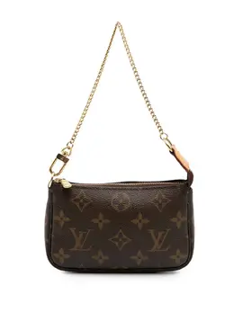 Louis Vuitton Pre-Owned: Коричневая сумка 