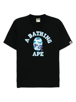 A BATHING APE®: Чёрная футболка 
