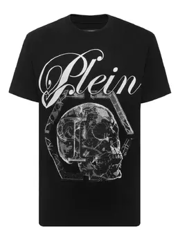 Philipp Plein: Футболка  Skull с принтом
