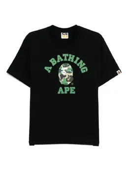 A BATHING APE®: Чёрная футболка 