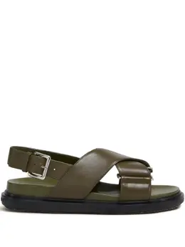 Marni: Зелёные сандалии 