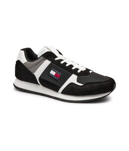 Tommy Jeans: Чёрные кроссовки 