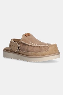 UGG: Бежевые шлёпанцы 
