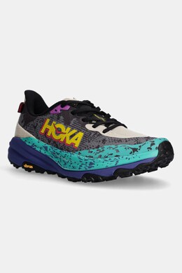 HOKA: Зелёные ботинки 