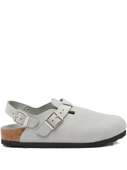 Birkenstock: Зелёные сандалии 