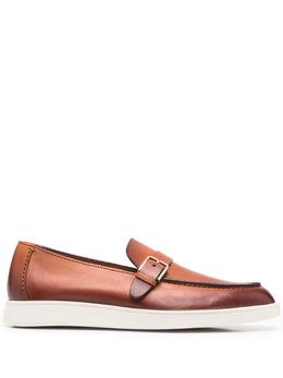 Santoni: Коричневые туфли 