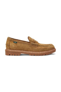 Polo Ralph Lauren: Бежевые мокасины 