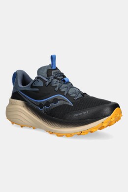 Saucony: Чёрные ботинки 