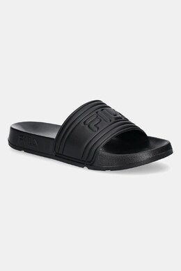 Fila: Чёрные шлёпанцы 