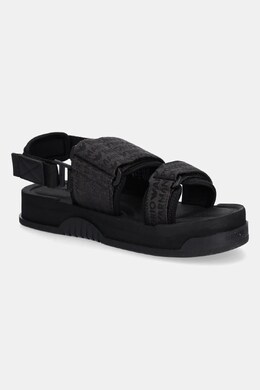 Emporio Armani: Чёрные сандалии 