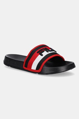 Fila: Чёрные шлёпанцы 
