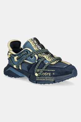 Lacoste: Тёмные кроссовки 