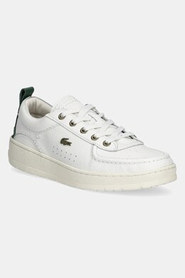 Lacoste: Белые кроссовки 